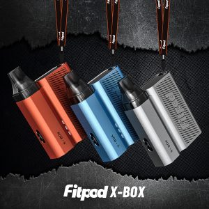 三色款式 FITPOD X-BOX 小煙主機整齊排開展示，斯萊克四代全系列外觀一次看