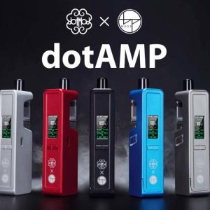DotMod X BP Mods dotAMP AIO 主機五色展示（黑紅藍灰銀）
