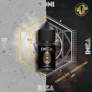INCA 印加煙油 INTI 巧克力星冰樂風味瓶身設計,適用於補充式空倉與可換芯小煙設備