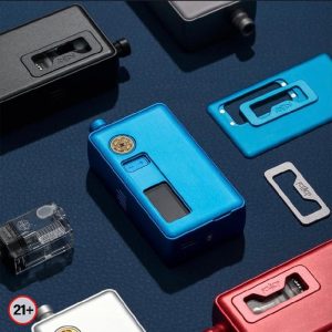 dotmod dotAIO V3 多色展示圖，高精度鋁合金電子煙主機外觀呈現質感工藝